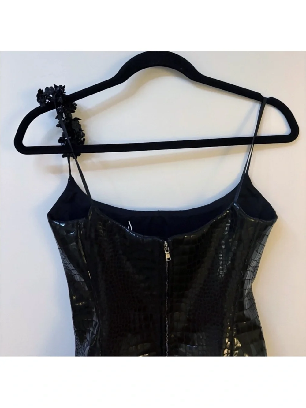 New Tory Burch Faux Croc Bodysuit